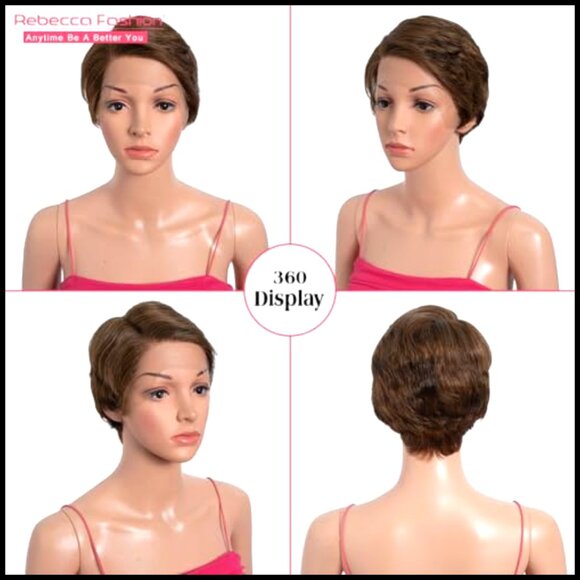 Short Pixie Cut Lace Front Wig Human Hair Glueless HD Pre Plucked main image 4